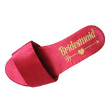 Maxbell Open Toe Wedding Slippers Bride Bridesmaid Party Favor Red EUR 39