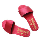 Maxbell Open Toe Wedding Slippers Bride Bridesmaid Party Favor Red EUR 39