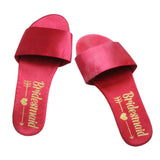 Maxbell Open Toe Wedding Slippers Bride Bridesmaid Party Favor Red EUR 39