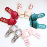 Maxbell Open Toe Wedding Slippers Bride Bridesmaid Party Favor Gray EUR 36