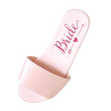 Maxbell Open Toe Wedding Slippers Bride Bridesmaid Party Favor Pink EUR 39