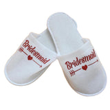 Maxbell Wedding Party Slippers Red