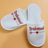 Maxbell Wedding Party Slippers Red