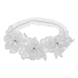 Maxbell Hollow Flower Wedding Bridal Leg Garter with Pearls for Brides Bridesmaid