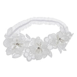 Maxbell Hollow Flower Wedding Bridal Leg Garter with Pearls for Brides Bridesmaid