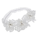 Maxbell Hollow Flower Wedding Bridal Leg Garter with Pearls for Brides Bridesmaid