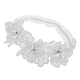 Maxbell Hollow Flower Wedding Bridal Leg Garter with Pearls for Brides Bridesmaid