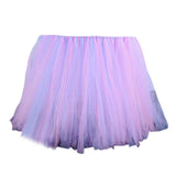 Maxbell Chiffon Table Skirt Tableware Cover Shower Wedding Party Decor