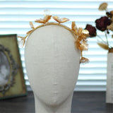 Maxbell Womens Gold Tone Bohemian Filigree Flower Headband Headwear Hair Accessories