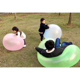 Inflatable Bubble Ball Super Stretch Bubbles Balloon Outdoor Party Blue L
