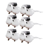 Maxbell 12pack Creative Couple Dove Artificial Bird Party Orgaments 5.9x3.1x2.8inch