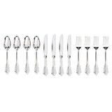 Maxbell Disposable Cutlery Plastic Forks Spoons Knifes Party Decor Silverware Silver