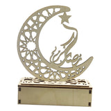 Wooden Eid Mubarak Decor Decorations Islamic Muslim Party Supplies Ramadan