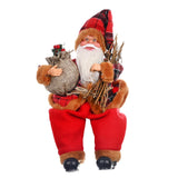 Christmas Santa Claus Figurine Home Tabletop Centerpiece Ornament Type B