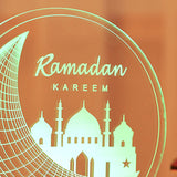 3D Ramadan EID Mubarak LED Night Light Table Lamp Desk Ornaments Moon Castle