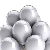Premium Latex Balloons for Baby Wedding Parties Arch Decoration Supplies silver