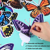 Maxbell 20Pcs Butterfly Window Clings Window Decals Bathroom Living Room Ornament