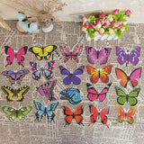 Maxbell 20Pcs Butterfly Window Clings Window Decals Bathroom Living Room Ornament