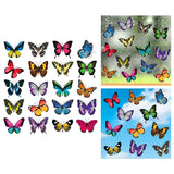 Maxbell 20Pcs Butterfly Window Clings Window Decals Bathroom Living Room Ornament