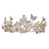 Maxbell Lovely Hair Crown Headband Bridal Crown Headbands Tiaras Party Prom Costume