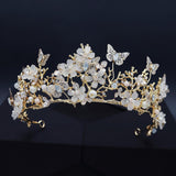 Maxbell Lovely Hair Crown Headband Bridal Crown Headbands Tiaras Party Prom Costume