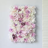 Maxbell Flower Wall Panel Privacy Photography Props for Venue Christmas Festival light pink and bud