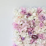 Maxbell Flower Wall Panel Privacy Photography Props for Venue Christmas Festival light pink and bud