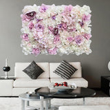 Maxbell Flower Wall Panel Privacy Photography Props for Venue Christmas Festival light pink and bud