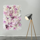 Maxbell Flower Wall Panel Privacy Photography Props for Venue Christmas Festival light pink and bud