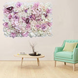 Maxbell Flower Wall Panel Privacy Photography Props for Venue Christmas Festival light pink and bud