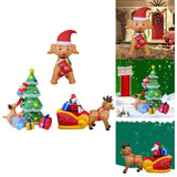 Maxbell Christmas Inflatables with LED Lights for EU Adaptor Yard Puppy Socks