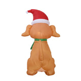 Maxbell Christmas Inflatables with LED Lights for EU Adaptor Yard Puppy Socks