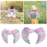 Maxbell Child Angel Feather Wing Costume Wing Kids Feather Fairy Wing S