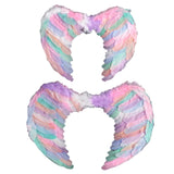 Maxbell Child Angel Feather Wing Costume Wing Kids Feather Fairy Wing S