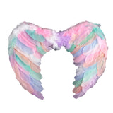 Maxbell Child Angel Feather Wing Costume Wing Kids Feather Fairy Wing S