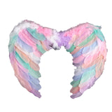 Maxbell Child Angel Feather Wing Costume Wing Kids Feather Fairy Wing S