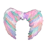Maxbell Child Angel Feather Wing Costume Wing Kids Feather Fairy Wing S