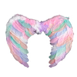 Maxbell Child Angel Feather Wing Costume Wing Kids Feather Fairy Wing S
