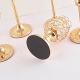 Maxbell Crystal Candle Holders Pillar Candlesticks Party Decor Ornaments 34cm