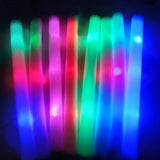 Maxbell Light Up Foam Sticks Colorful LED Glow Sticks for Carnival Concert 15Pcs