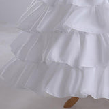 Maxbell Wedding Petticoat Elastic Waist Slips Underskirt for Party  White 4 Hoops
