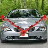 Maxbell Wedding Car Front Flower Decoration Artificial Flowers for Party Holiday Style D