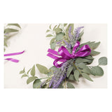 Maxbell 2 Pieces Wedding Arch Flowers Fake Flowers Greenery for Front Door Ornament Lavender