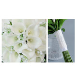 Maxbell Romantic Wedding Bride Bouquet Calla Bouquet for Ceremony Valentine'S Day