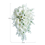 Maxbell Romantic Wedding Bride Bouquet Calla Bouquet for Ceremony Valentine'S Day