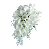Maxbell Romantic Wedding Bride Bouquet Calla Bouquet for Ceremony Valentine'S Day