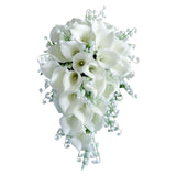 Maxbell Romantic Wedding Bride Bouquet Calla Bouquet for Ceremony Valentine'S Day
