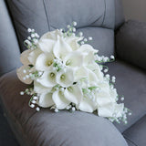 Maxbell Romantic Wedding Bride Bouquet Calla Bouquet for Ceremony Valentine'S Day
