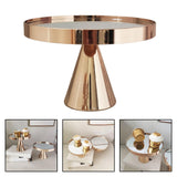 Maxbell Metal Cake Stand 20cm European Style Round Cupcake Holder for Birthday Party Short