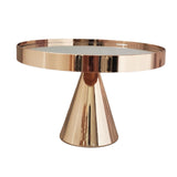Maxbell Metal Cake Stand 20cm European Style Round Cupcake Holder for Birthday Party Short
